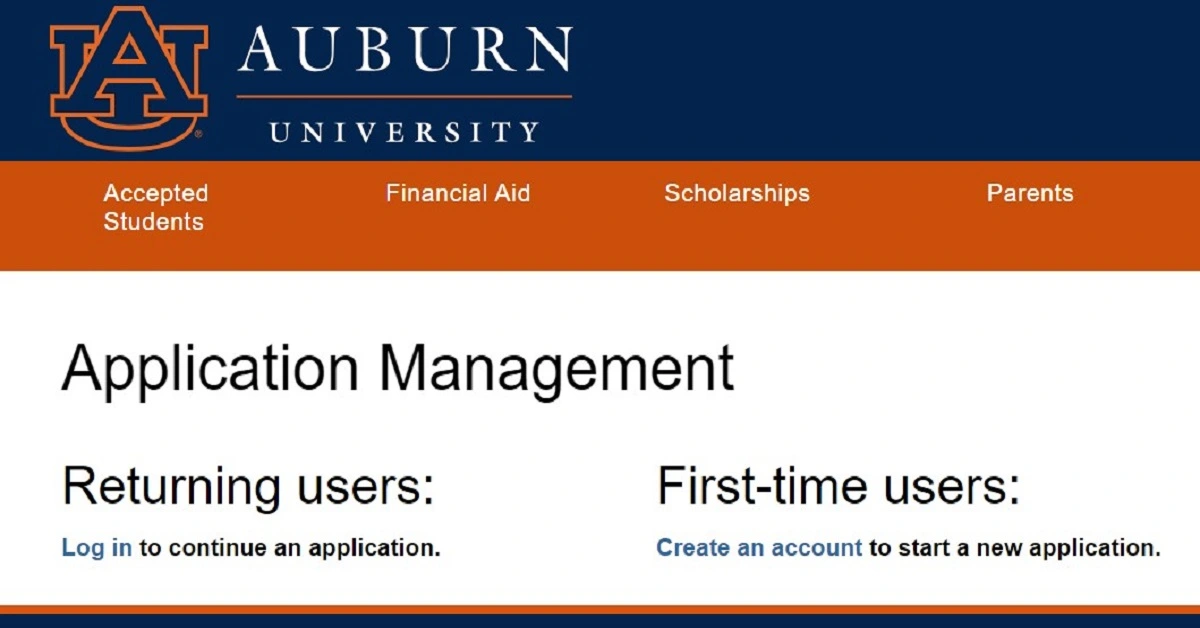 Apply for Auburn application Process, Deadline, Fee and Status