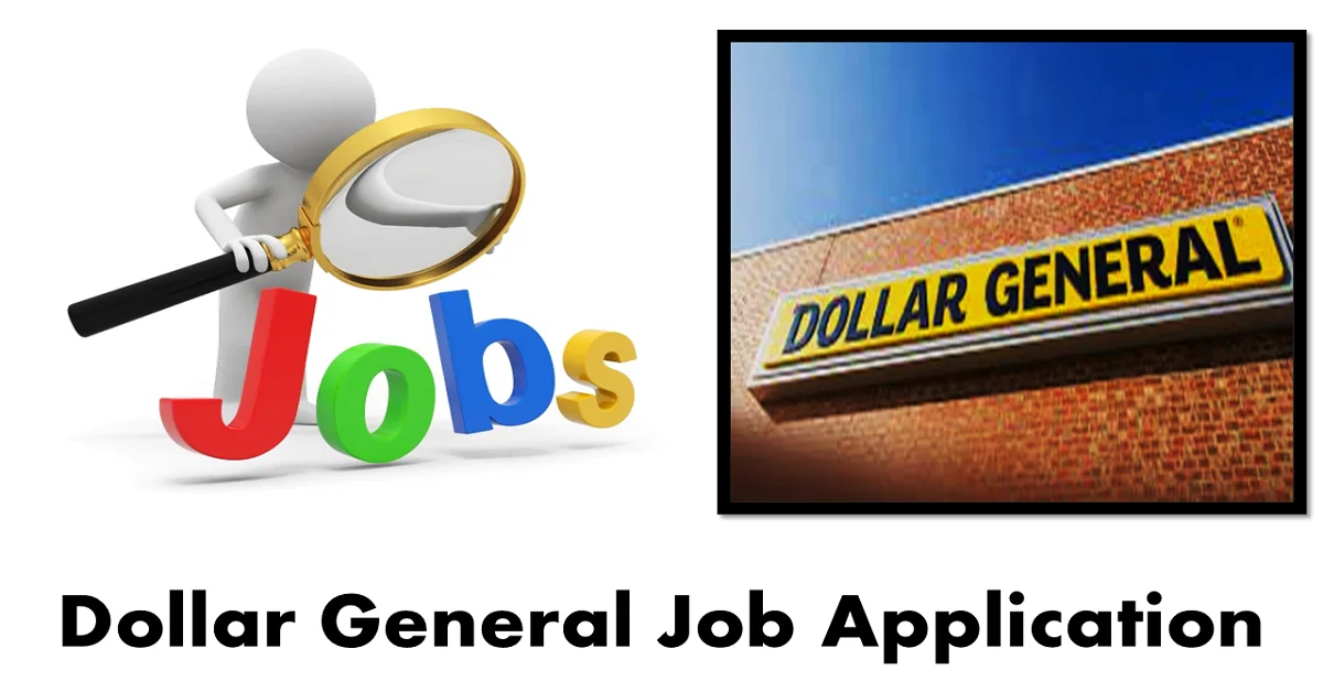 Dollar General Job Application Online Pdf Apply 9299
