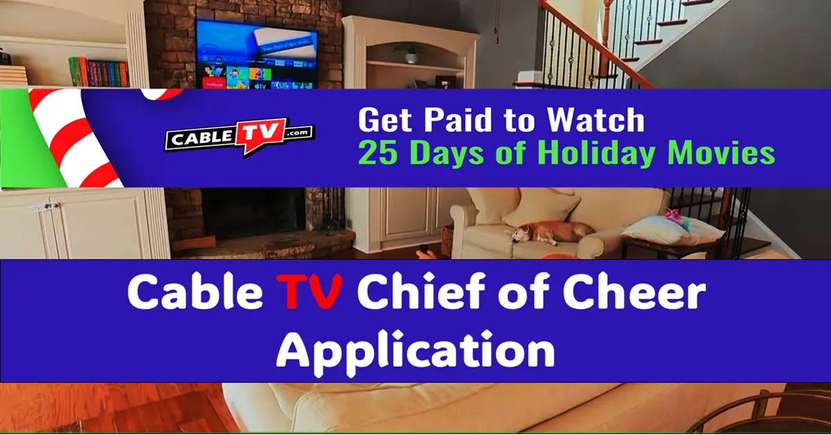 Cable TV Chief of Cheer Application, Online Apply for 2500