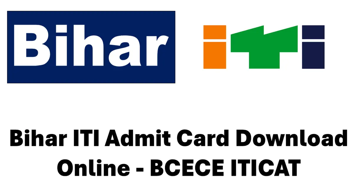 bihar iti admit card