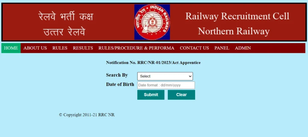 northern railway apprentice result