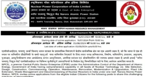 npcil narora technician recruitment