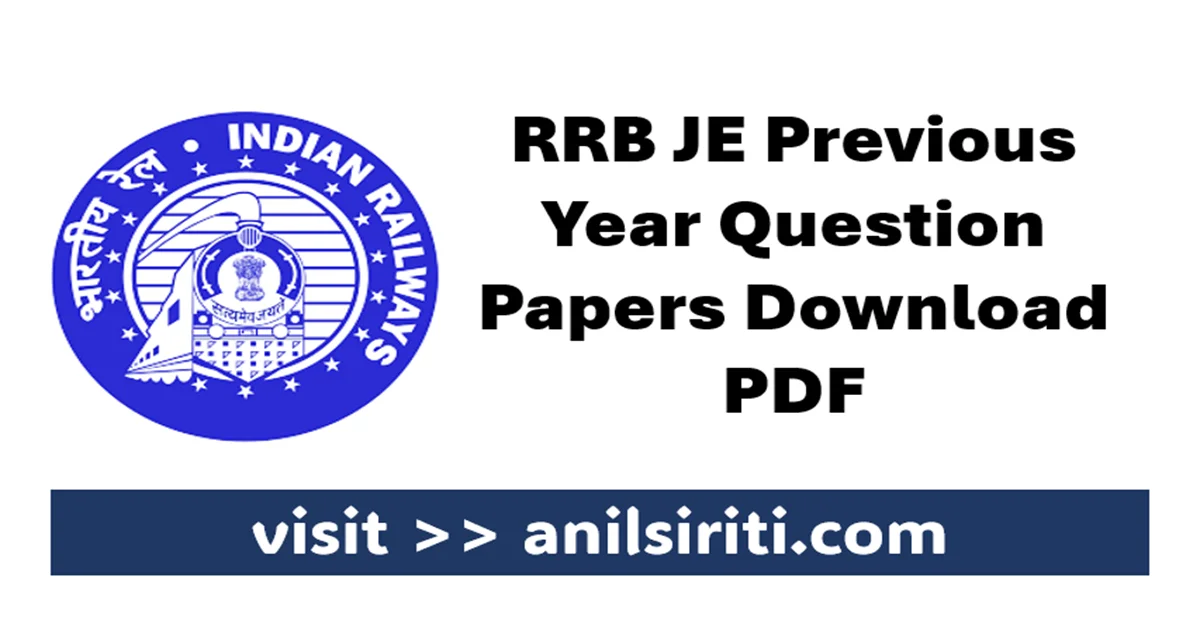 rrb je previous year question paper pdf download