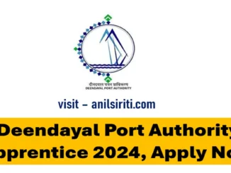 deendayal port authority apprentice recruitment