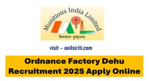 ordnance factory dehu recruitment