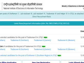 NIELIT Recruitment Result