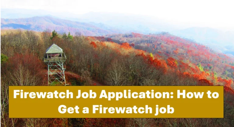 firewatch job application