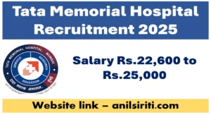 Tata Memorial Hospital Recruitment