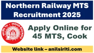 Northern Railway MTS Recruitment
