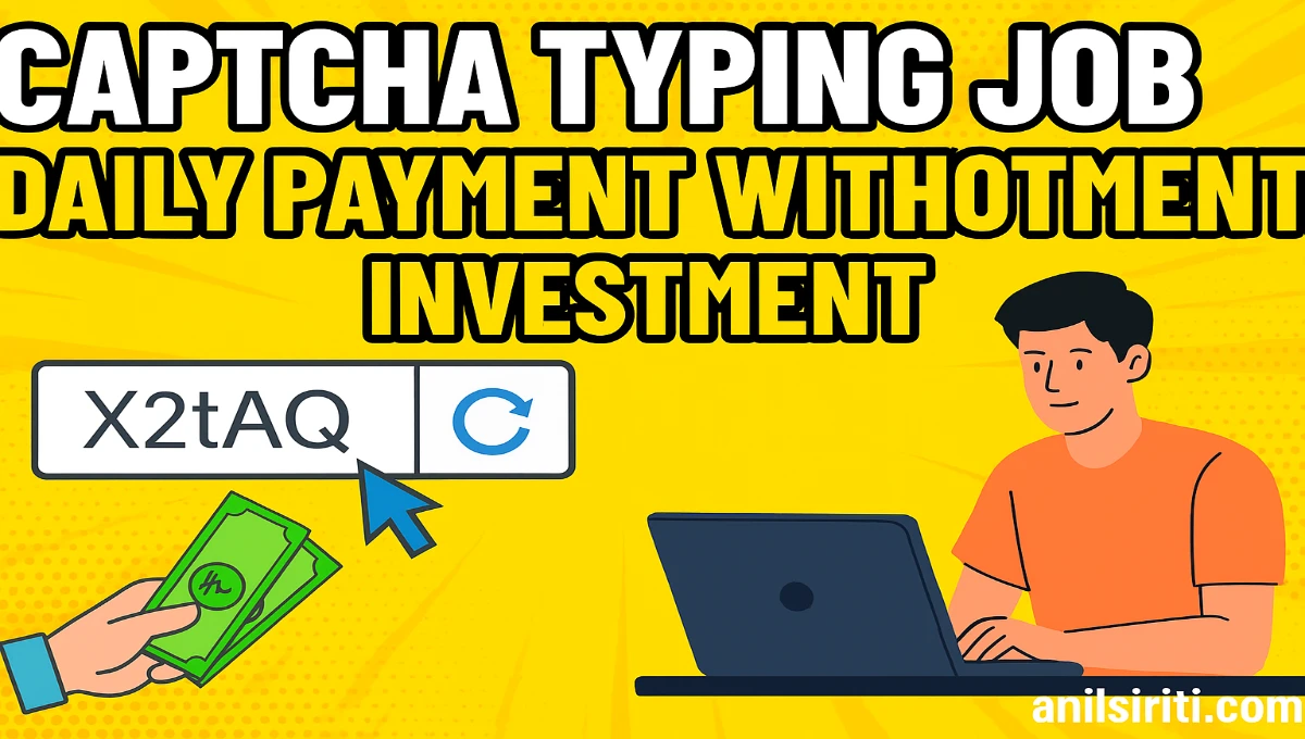 captcha typing job