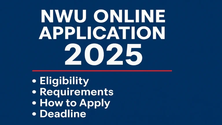 NWU Online Application