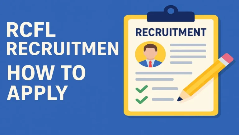 RCFL Recruitment