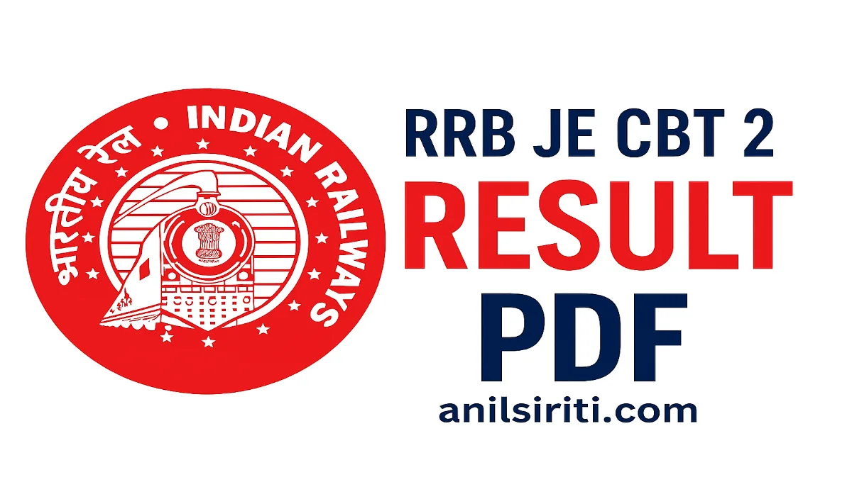 RRB JE CBT 2 Result RRB JE CBT 2 Result
