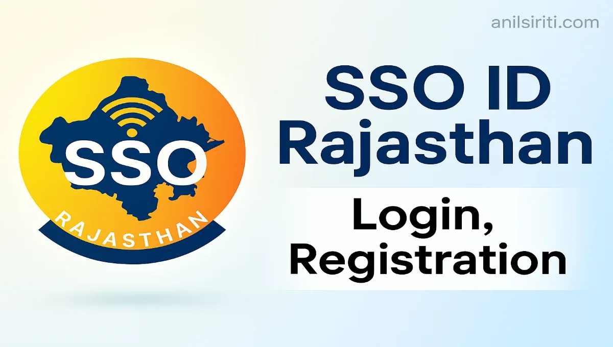 SSO ID Rajasthan login, Registration at SSO Portal @sso.rajasthan.gov.in